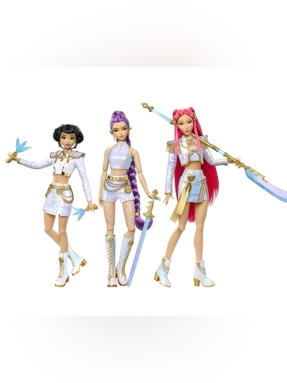 Mattel Creations Kpop Demon Hunters-Hunter/X“What It Sounds Like” 3Pk Doll Set💕